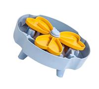 OSNIYAW Gamelle colorée pour chien pour races - Réduit les habitudes alimentaires - Stimulation mentale - Jouet anti-étouffement