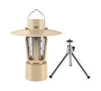 OSNIYAW Lampe de camping vintage portable avec crochet de suspension et éclairage à filament étendu pour les voyages en randonnée Lampe de camping rétro tendance