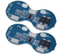 OSNIYAW Lot de 1/2 cartes de protection de charge de batterie 2S 7, 4 V pour module de charge 2S 4 A pour véhicules électriques, surcharge, décharge profonde