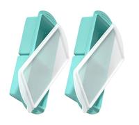 OSNIYAW Lot de 2 supports de refroidissement en silicone avec lignes de mesure, parfaits pour le contrôle des portions et le rangement, passe au lave-vaisselle et au congélateur