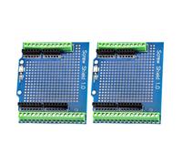 OSNIYAW Module d'extension Proto ProtoShield V1.0 de qualité supérieure avec vis d'espacement de 3,81 mm pour projets, électronique, Clean Model Protect