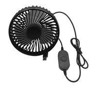 OSNIYAW Petit Ventilateur de Voiture USB avec Ventilateur Portable de 12, 50 cm et 3 Modes de Vent, Parfait pour Le Refroidissement du Tableau de Bord dans Les véhicules ou Le Bureau de Voiture USB