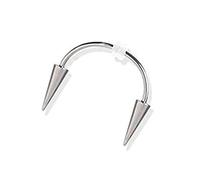 OSNIYAW Piercing pour ongles en acier inoxydable en forme de C pour dents de vampire, décorations pour fête, Einheitsgröße, comme décrit, Comme décrit