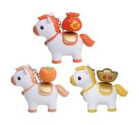 OSNIYAW Porte-clés léger et rotatif en forme de cheval - Design robuste - Multifonctionnel - Pour un usage quotidien, Fonction électronique, taille unique