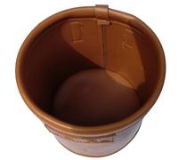 OSNIYAW Sac de guidon en cuir synthétique pour tricycles - Installation facile - Panier avant avec boucles et sangles - Panier multifonction en cuir pour fixation sécurisée