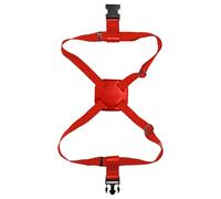 OSNIYAW Sangle de connexion légère en polyester résistant aux déchirures avec fermoirs sécurisés pour la stabilité du sac Sangle de sécurité en polyester, Rouge, One Size