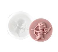 OSNIYAW Silicone alimentaire pour travaux manuels, bel ange endormi, idéal pour la décoration de la maison et cadeau pour fille