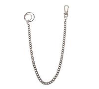 OSNIYAW Silver Mental Long Pour Porte-clés Pantalons Jeans Hiphop Biker Portefeuille De Voyage Sécurisé Avec Fermoirs Mousquetons Ceinture Anti-perte De Bijoux Ceinture Punk Pour Homme Et Robuste