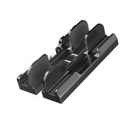 OSNIYAW Support vertical pour ordinateur portable à 3 emplacements - Support réglable pour économiser de l'espace pour le refroidissement du bureau