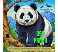 Oso panda: Libro para colorear adolescentes y adultos