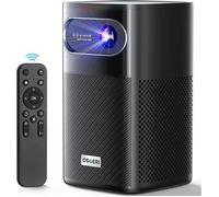 Osoeri Mini Portable Projector 1080p, 400 Lumens ANSI WiFi Video Projector, DLP Projector Support 4K with 210W Speakers, Rechargeab