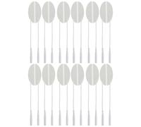 OSOLADY 10 Coussins de Massage Blancs en Silicone et Tissu Non Tissé, Patchs Adhésifs Confortables pour Soulagement Musculaire Professionnel à Domicile