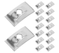 OSOLADY 100 clips de fixation autobloquants pour panneaux, écrous à ressort pour équipements de cuisine professionnels, portes de four et composants de lave-vaisselle