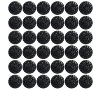 OSOLADY 100 Pièces Boules Filtrantes pour Aquarium Coton, Filtre D'aquarium Réutilisable en PVC Noir, Élimination Rapide des Impuretés, pour Aquarium Domestique