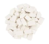 OSOLADY 100pièces Powder Puff Petite Flèche Latex Synthétique Jetable Pour Fond De Teint Et Poudre Outil Maquillage Portable Ultra-léger Et Doux Pour Visage Femme