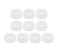 OSOLADY 10pcs Bouchons de Paille en Silicone pour Couvercles de Bocaux, Joints Solide, Protection la Poussière, Réutilisables pour Usage Quotidien