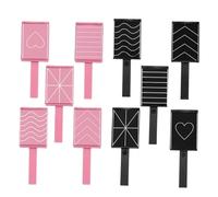 OSOLADY 10pièces Outils De Nail Art Aimants Cat Eye Pour Vernis à Accessoires De Manucure Pratiques Avec Motifs Variés Et Application Facile
