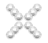 OSOLADY 12 Pièces Butée de Chaîne à Billes Transparente en Pom pour Stores Verticaux 4,5mm, Accessoires Esthétiques et Solide pour Fixation Fiable de Chaînette de Rideau