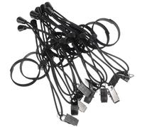 OSOLADY 12 Pièces Clip D'arrière-Plan en Métal Corde Élastique pour Fixation Facile et Réglage Simple, pour Fond de Studio Photo et Vidéo