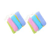 OSOLADY 12pcs Exfoliant Mesh Bubble Net Sack Mesh Saver Sac Drawstring Solder Sachets for Body Cleaning Tool （））