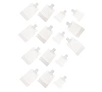 OSOLADY 15 pièces Sac Cosmétique Transparent Autoportant pour Lotion Voyage Pratique Sac Squeeze Liquide Portable