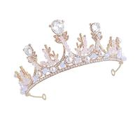 OSOLADY 1pièce Couronne Garçon Fille Élégante Avec Strass Accessoire De Cheveux Pour Fête Et Anniversaire Pour Petite Princesse