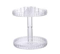 OSOLADY 1pièce Rangement Rotatif Transparent Support De Stockage Cosmétique Pratique Pour Salle De Bain Et Coiffeuse