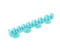 OSOLADY 1Pièce Support de Rangement pour Pinceaux de Maquillage Silicone avec Ventouse Étagère Pratique pour Séchage et Organisation des Pinceaux Cosmétiques