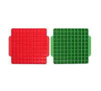 OSOLADY 2 Pièces Boîte de Recyclage pour Piles Usagées, Boîte de Rangement pour Piles AA en Plastique, Bac de Recyclage Compact pour Bureau et Maison
