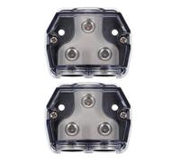 OSOLADY 2 Pièces Boîtier de Distribution Audio Automobile 1 Entrée 2 | Interface pour Système Audio Voiture, Transmission Stable et Installation Facile, Usage Véhicule