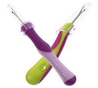 OSOLADY 2 pièces Kit Découseurs Robustes avec Capuchon Coupe-fil Ergonomique pour Couture Travaux Manuels et Broderie Outil avec Protection et Prise Main Sûre