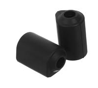 OSOLADY 2 pièces Silicone Sock pour Hotend Imprimante Protection Thermique Nozzle Cover Résistant Haute Température Cache Buse Noir pour Extrudeuse et Amélioration Qualité Impression