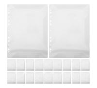 OSOLADY 20 pochettes transparentes pour classeur de partitions, format A4, protège-partitions en plastique, recharges pour documents.