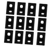 OSOLADY 20pièces Connecteurs Aluminium à Angle Droit pour Profilés Supports De Aluminium Fixations pour Rails à Alésage De Accessoires De Branchement Et Esthétique
