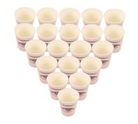 OSOLADY 20pièces Tasses De Pratique Pour Extensions De Outil De Cartographie Des Yeux Pour Formation Élargissement De Pour Débutants Et Professionnels