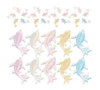 OSOLADY 250 Pièces Breloques Ongle Dauphin en Résine pour Décoration Manucure, Application Facile, Design Océan Créatif, pour Voyage et Passionnées de DIY