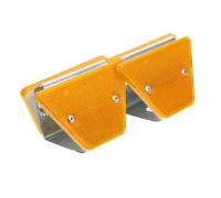 OSOLADY 2pièces Marqueurs Réfléchissants Pour Routes Panneaux De Délimitation De Sécurité Pour Bord De Route Indicateurs De Trafic Avec Haute Visibilité Et Design Réfléchissant