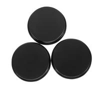 OSOLADY 3 Pièces Base De Poupée Corbeille Chiffre Présentoir Circulaire Pour Mini-figurines Jouet Maison De Poupées Socle Pour Mini Poupées Miniature à Base De Cercle Base Ronde Bois Black