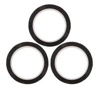 OSOLADY 3 rouleaux de ruban isolant occultant - 1 cm x 50 m - Ruban étanche bloquant la lumière LED - Résistant aux hautes températures - Protection contre la lumière pour les fenêtres