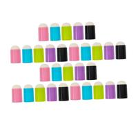 OSOLADY 30pièces Accessoires De Manucure Éponges De Vernis à Ongles Remplaçables Pour Pinceau Dotting Kit Pratique Pour Art Des Ongles à Domicile Ou Salon