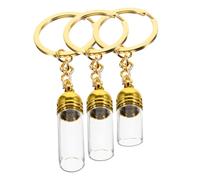 OSOLADY 3pièces Bouteilles De Parfum Verre Rechargeables Avec Porte-clés Flacons Vides Pour Voyage Et Accessoires Élégants Idée Créative Pour Femmes
