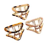 OSOLADY 3pièces Pince à Cheveux Clips Décoratifs Élégants Accessoire Pratique Pour Filles Léopard Foncé Pour Styles