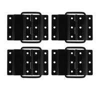 OSOLADY 4 charnières amovibles pour flight case - Support de boîte à outils démontable - Quincaillerie de porte détachable pour tiroirs, coffret en bois