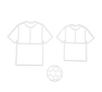OSOLADY 4 emporte-pièces sur le thème du football | Moule à biscuits en relief | Formes de maillots et de ballons de football | Pochoirs de découpe pour la création de gâteaux en pâte à sucre
