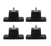 OSOLADY 4 supports de montage en caoutchouc anti-vibrations et amortisseurs de chocs pour condenseurs de climatiseurs split extérieurs, pieds de compresseur d'air de 5,5 cm / 2 pouces