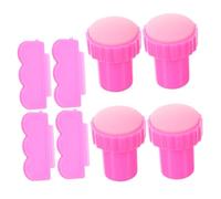 OSOLADY 4ensembles à Silicone Kit De Outils De Nail Art Avec Racleurs Pour Manucure Élégante Et Précise