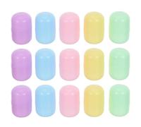 OSOLADY 50 boules pour distributeur automatique : capsules cadeaux pour fêtes - Boules décoratives en plastique rechargeables pour remplir les pochettes- d'anniversaire et les à trésors de classe