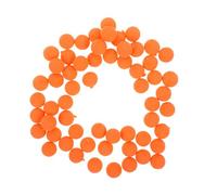 OSOLADY 50 Petites Perles de pêche, flotteurs pour montages de pêche, leurres flottants de 12 mm, appâts Ronds de Rechange pour carpes, pièces de Montage Rouges