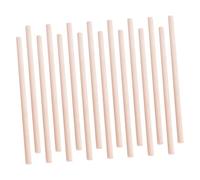 OSOLADY 50 pièces Bâtonnets Bois Ronds Non Peints pour Maquette Bois Fournitures Loisirs Créatifs DIY Surface Lisse Écharde Matériau Modélisme Artisanat