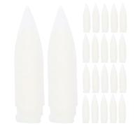 OSOLADY 50 pointes de rechange pour marqueurs de peinture : pointes pinceau souples pour stylos à, peinture, loisirs créatifs et dessin manga. Faciles à remplacer (blanches).